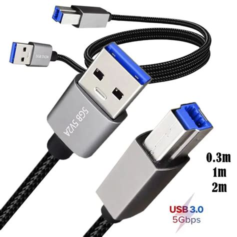 Cable De Datos De Impresora Usb 3 0 De Alta Velocidad Cable De Conexi N A