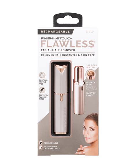 Finishing Touch Flawless Rechargeable Deluxe Facial Hair Remover 20