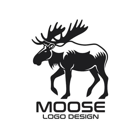 Premium Vector Moose Vector Logo Design