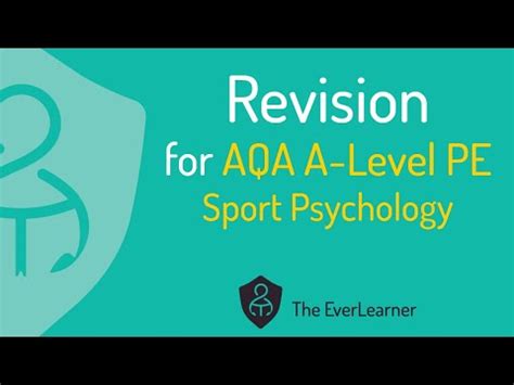 Aqa A Level Pe Revision Sport Psychology Youtube