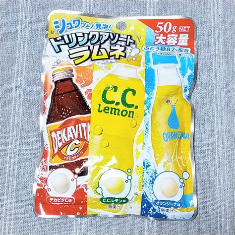 Erymanthian 8袋★デカビタc オランジーナ Ccレモン★ロッテ ドリンクアソートラムネ★お菓子 炭酸飲料 コラボ キャンディー 飴