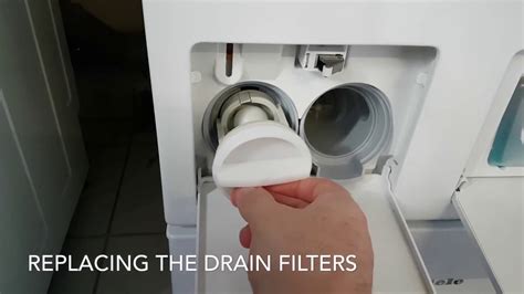 Washing Machine Cleaning And Care Drain Filters And Detergent Drawer