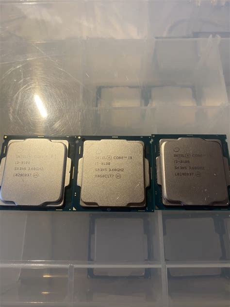 【やや傷や汚れあり】cpu Intel Core I3 8100 3枚セット の落札情報詳細 ヤフオク落札価格情報 オークフリー