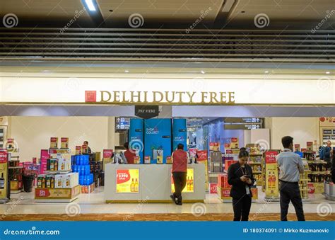 Delhi Duty Free Zone At IGI Airport, India Editorial Photo ...