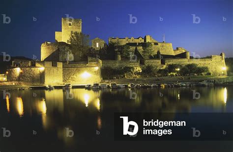 Royal castle of Collioure (Chateau Royal de Collioure), founded by Templars in 13th century ...