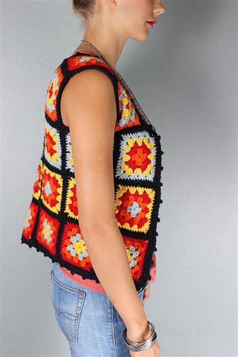 Crochet Granny Square Vest Pattern