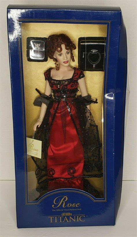 Franklin Mint Titanic Rose Doll Original Box 1999 3845147322