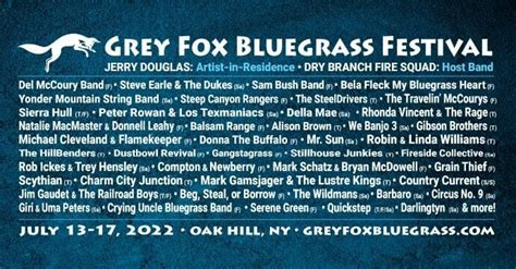 Grey Fox Bluegrass Festival