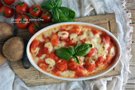 Gnocchi Alla Sorrentina Ricetta Tradizionale E Bimby Il Mondo Di