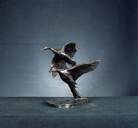 Flying Ducks (Bronze Take Off from Water Statue) – ArtParkS