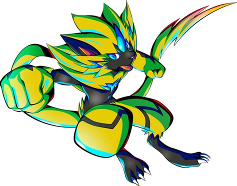 Pokemon #2807 Shiny-Zeraora Shiny Picture - For Pokemon Go Players