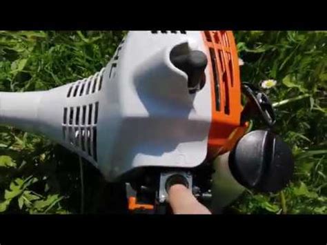 STIHL FS 55 START Pierwsze Odpalenie Kosy Spalinowej Odc 2 YouTube