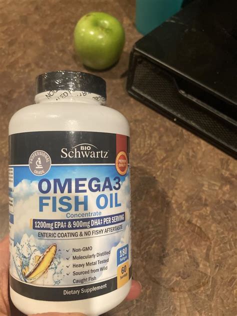 BioSchwartz Omega 3 Fish Oil Supplement - 1200mg EPA and 900mg DHA ...