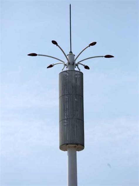 Galvanized Communication Monopole Steel Tower Portable Mast Tower