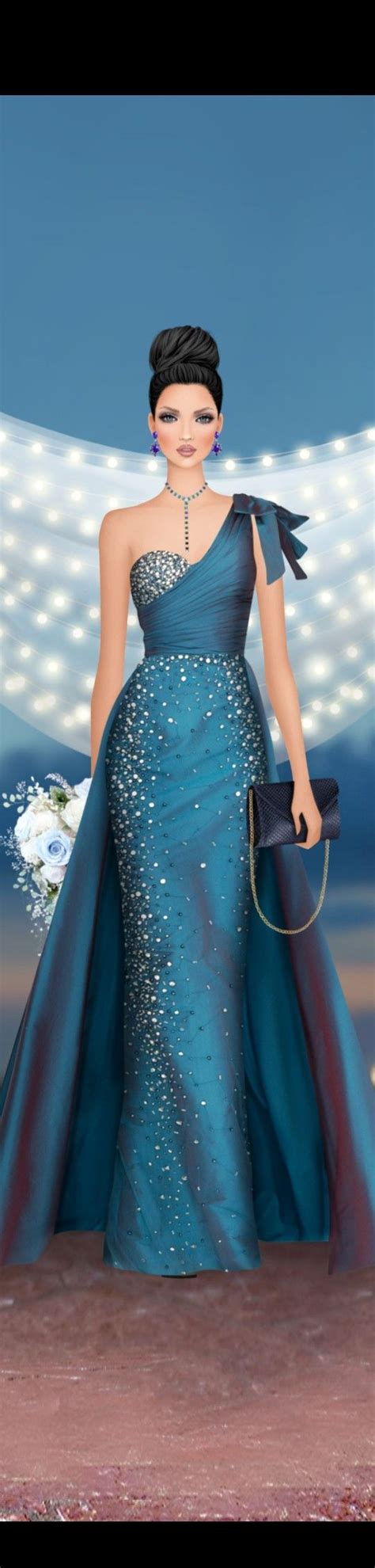 Ocean blue | Bridal dresses, Evening dresses long, Gowns