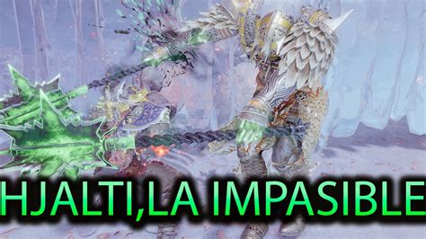 BATALLA CONTRA HJALTI LA IMPASIBLE God of War Ragnarök YouTube