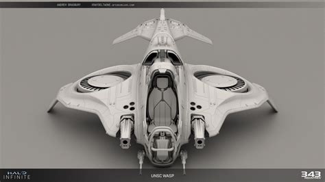 Artstation Halo Infinite Unsc Wasp Hi Res Space Ship Concept Art