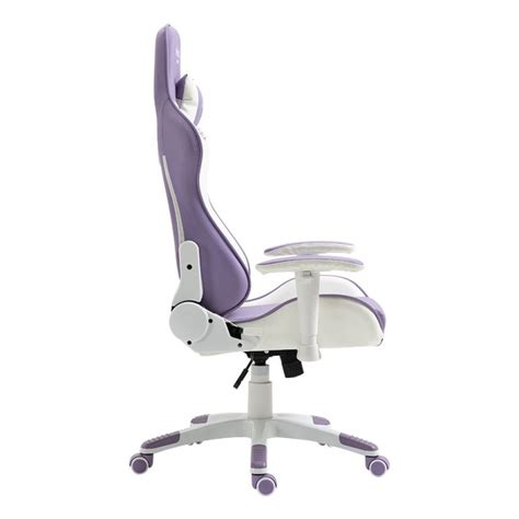 Cadeira Gamer MX5 Giratória Branco e Roxo Mymax do Brasil