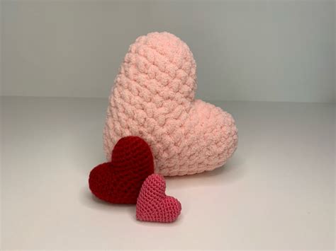 Crochet Amigurumi Heart Pattern Red Agape Blog