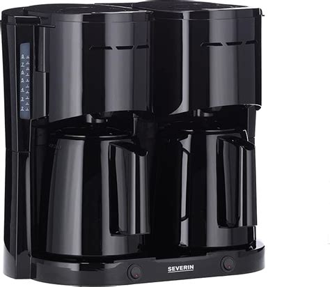 Amazon De SEVERIN Duo Filterkaffeemaschine Mit Thermokanne