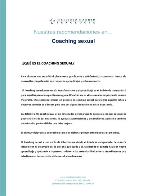 Dossier Coaching Sexual Pdf