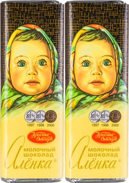 Характеристики Шоколад Аленка Молочный шоколад, комплект: 2 упаковки по ...