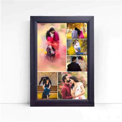 Buy Personalised 6 Photo Collage Poster Frame Online at Best Prices ...