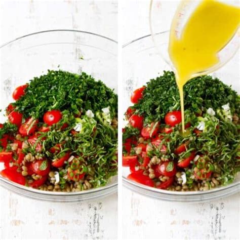 Lentil Tabbouleh Salad Recipe Cookin Canuck