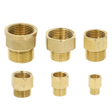 Brass Joint Male To Female Thread Brass Pipe Connectors Coupler Adapter Fitting Artofit