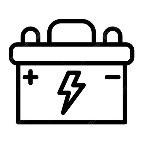 Ilustración De Diseño De Icono De Vector De Batería Png Batería