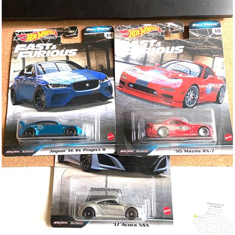 Hot Wheels Fast Jaguar Mazda Rx Acura