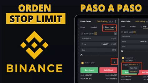 STOP LIMIT Binance2022 Paso A Paso Como Funciona YouTube