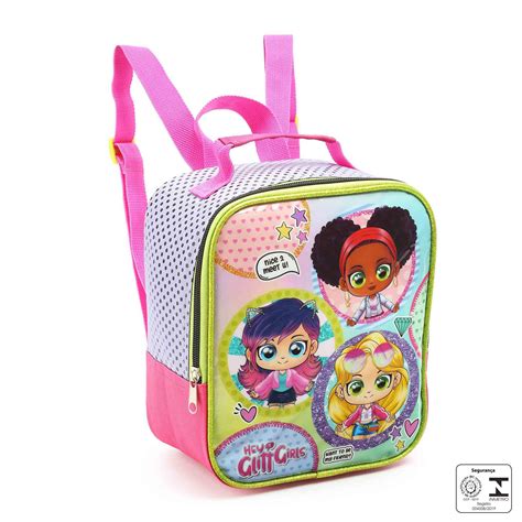 Kit Escolar Hey Glitt Girls Lilas Seanite Seanite Mochilas Malas