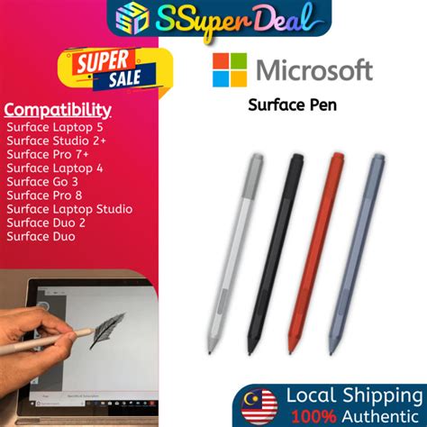 Microsoft Surface Pen for All Surface & Surface Pro Devices & New ...