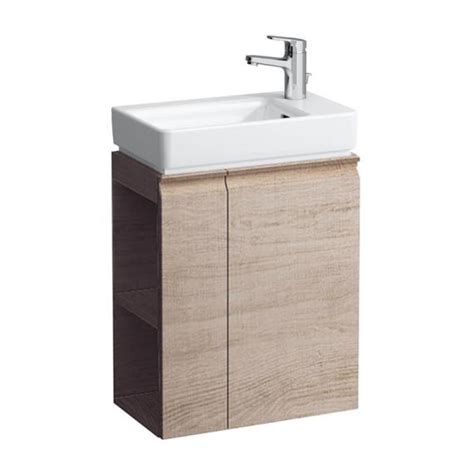 Laufen Pro S Washbasin With Vanity Unit Door Light Oak Basin White