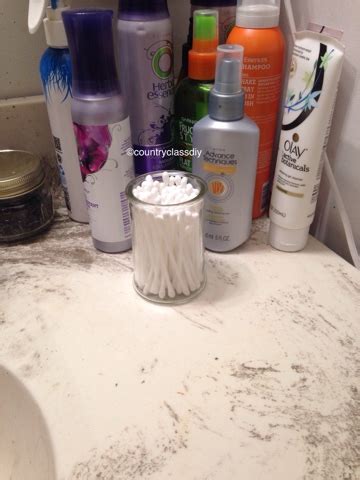 Country Class Days Of Diy Glass Q Tip Holder