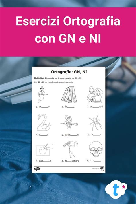 Esercizi Ortografia Con Gn E Ni Boarding Pass Airline Travel