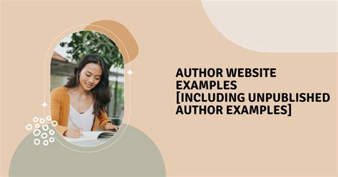 Author Website Examples [Including Unpublished Author Examples]