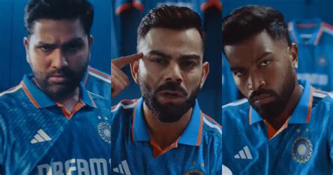 Cwc Lets Go India Fans Laud Indias World Cup Jersey By