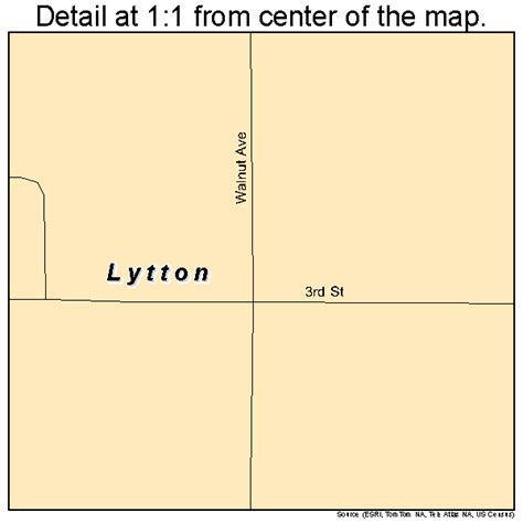 Lytton Iowa Street Map 1947730