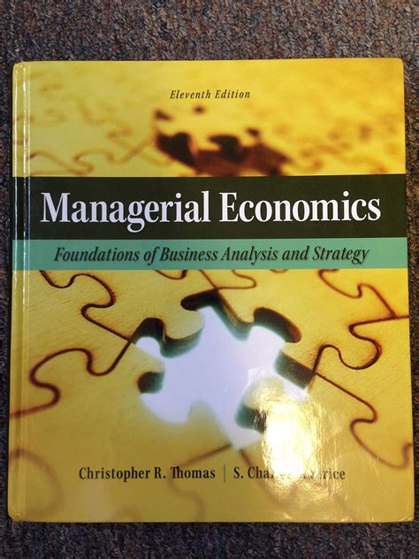 Managerial Economics Foundations Of Business Analysis And Strategy The Mcgraw Hill Economics