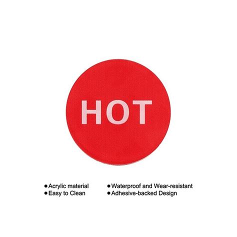 China Acrylic Hot Cold Water Label Manufacturers Suppliers Factory Customized Service