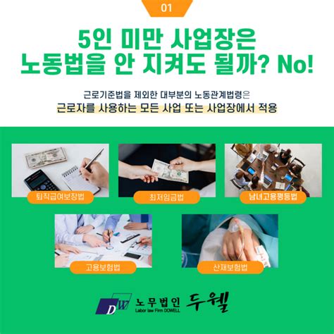 5인 미만 사업장이라면 주목 지켜야 할 노동법 정리 네이버 블로그