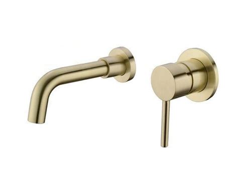 Modern Brass Wall Mounted Faucet – Warmly