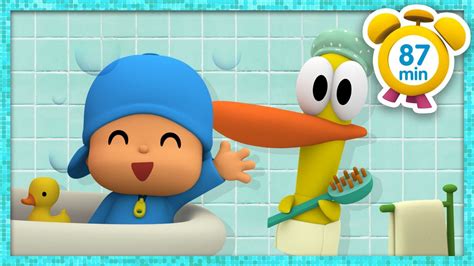 🛁 Pocoyo In English Its Bath Time 87 Minutes Full Episodes