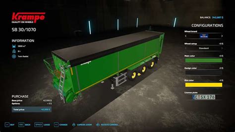 Krampe Sb V Fs Mod Farming Simulator Mod