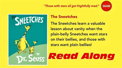 The Sneetches By Dr Seuss Youtube