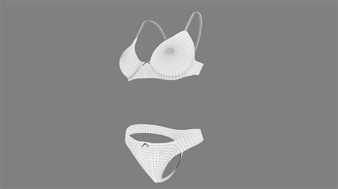 D Model Sexy Lingerie SS VR AR Low Poly CGTrader