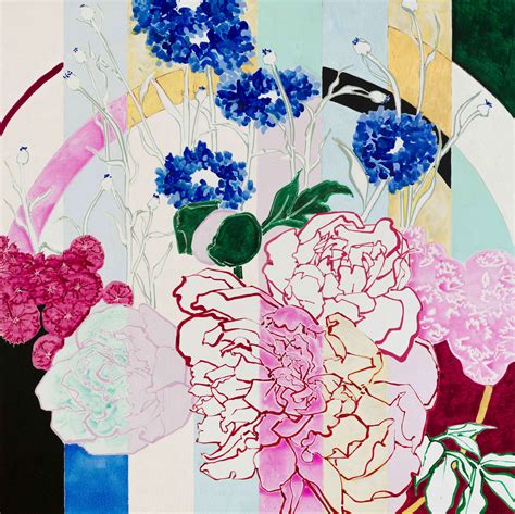 Robert Kushner, Large Peony Bouquet, 2020 | Galerie Nathalie Obadia