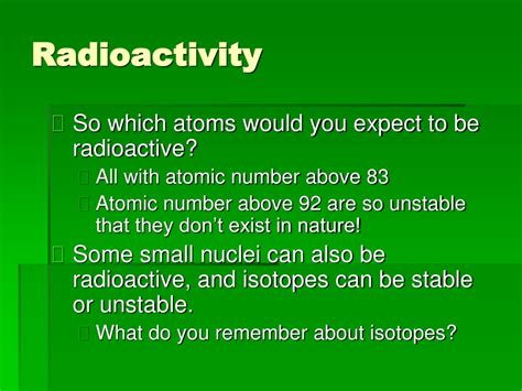 Ppt Radioactivity And Nuclear Reactions Powerpoint Presentation Free